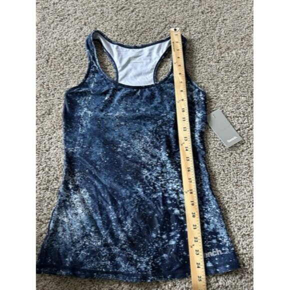 Bench Womens Blue Colorful Racerback Tank Sleeveless Active Size Small Pull Over - Picture 9 of 15